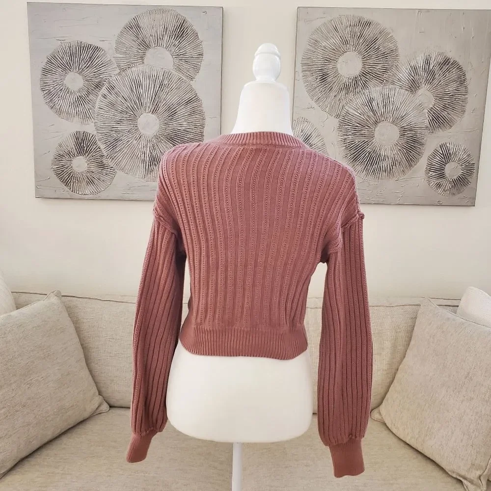 💗 FREE PEOPLE 💗 'All Yours' Cropped Dolman Sleeve Cardigan - [Size XS]